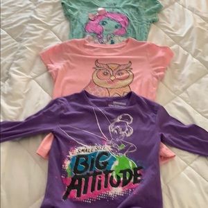 Lot of 3 cute girls shirts
